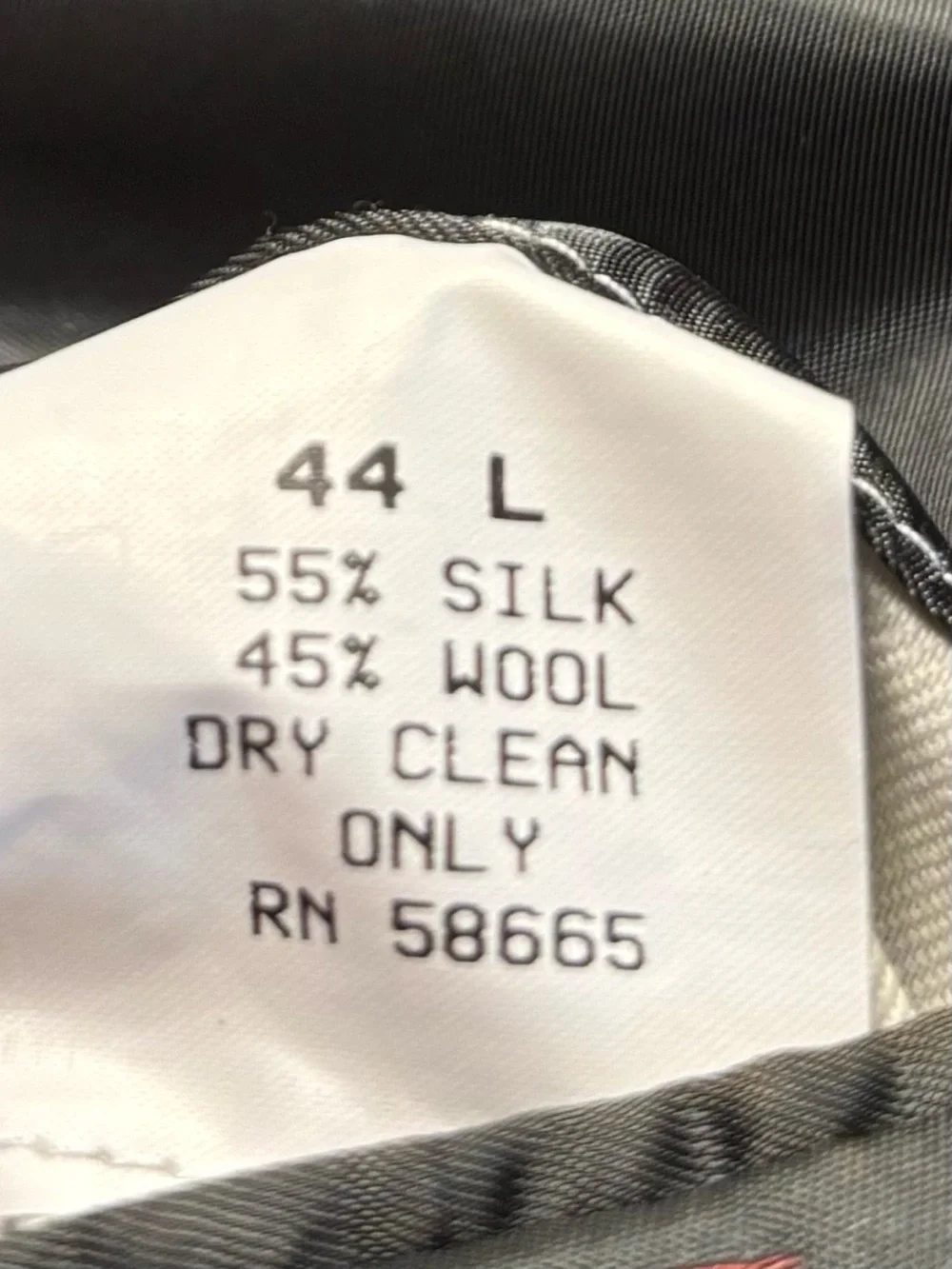 Nordstrom Men’s 44L Silk Wool Blend Blazer Brown Gray Textured Sport Coat
